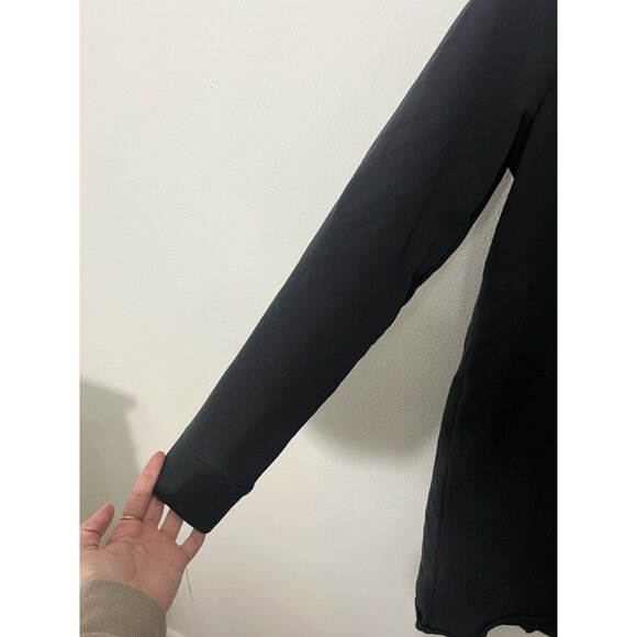 Zestt Organics Black Open Cardigan Size Small Pockets - Picture 10 of 14